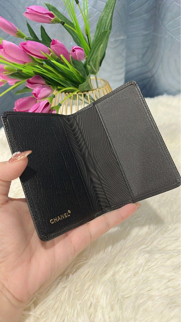 Chanel Classic Passport Holder, Luxury, Bags & Wallets on Carousell