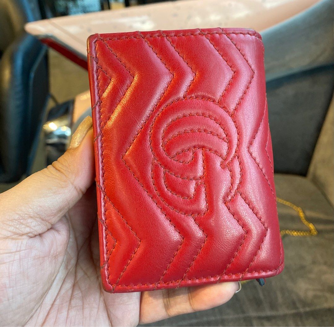 Gucci GG Marmont Leather Bi-Fold Wallet