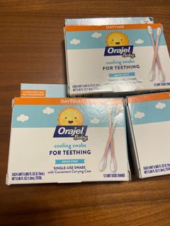 Baby Orajel cooling swabs teething bb 嬰兒出牙 舒緩牙齒痕癢不適 購自美國