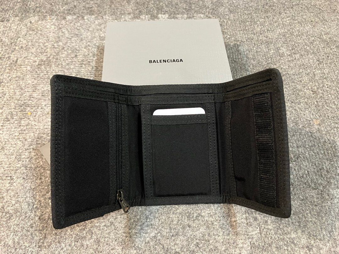 Balenciaga top velcro wallet