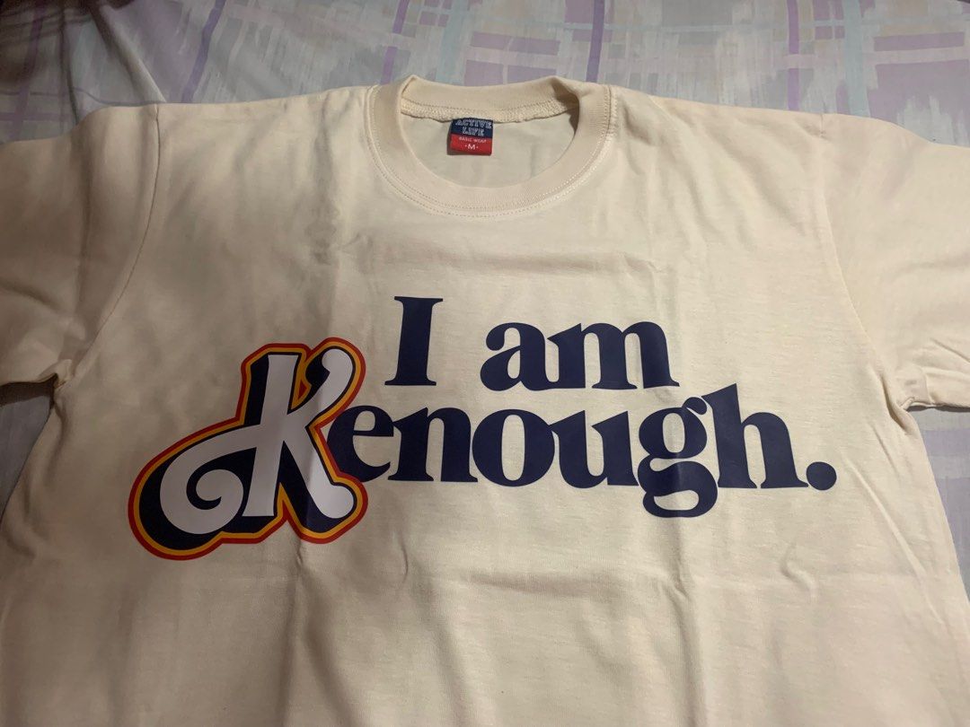 I Am Kenough Funny T-Shirt For Men & Women - 100% Cotton Unisex Tee (Barbie Movie Inspired) - View #11