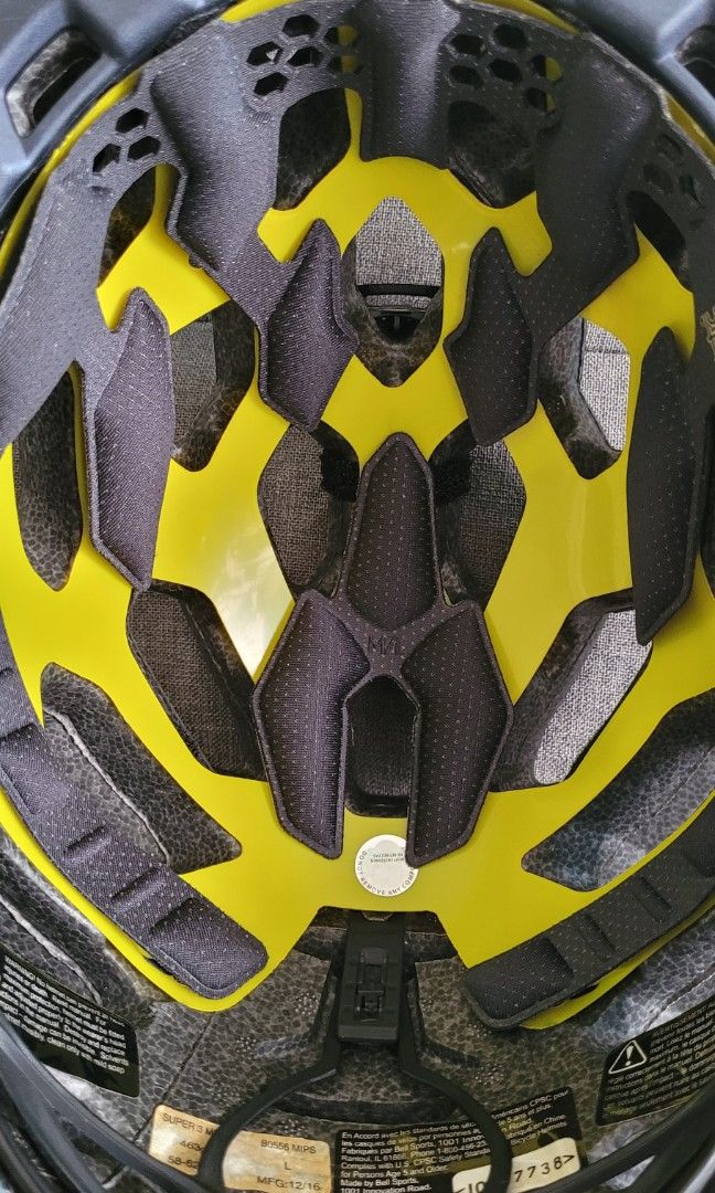 Bell super best sale 3r yellow