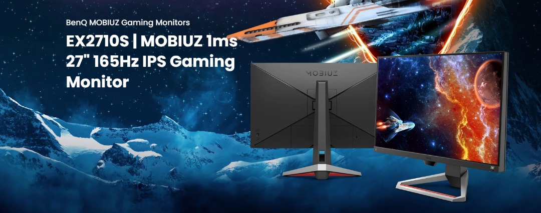 BenQ MOBIUZ EX2710S 27 16:9 HDR10 FreeSync 165 Hz IPS Gaming Monitor