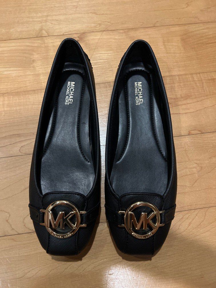Black michael best sale kors flats