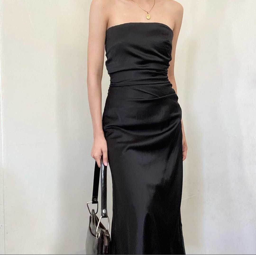 Silk tube deals dress