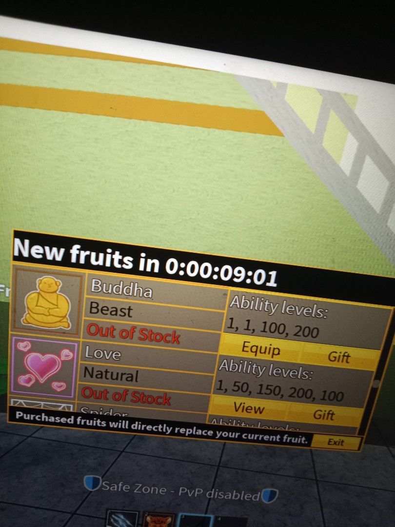 Desapego Games - Roblox > Conta blox fruits MAX, Leopard, Buddha e Dough  permanentes. Yoru, 2x mastery e +