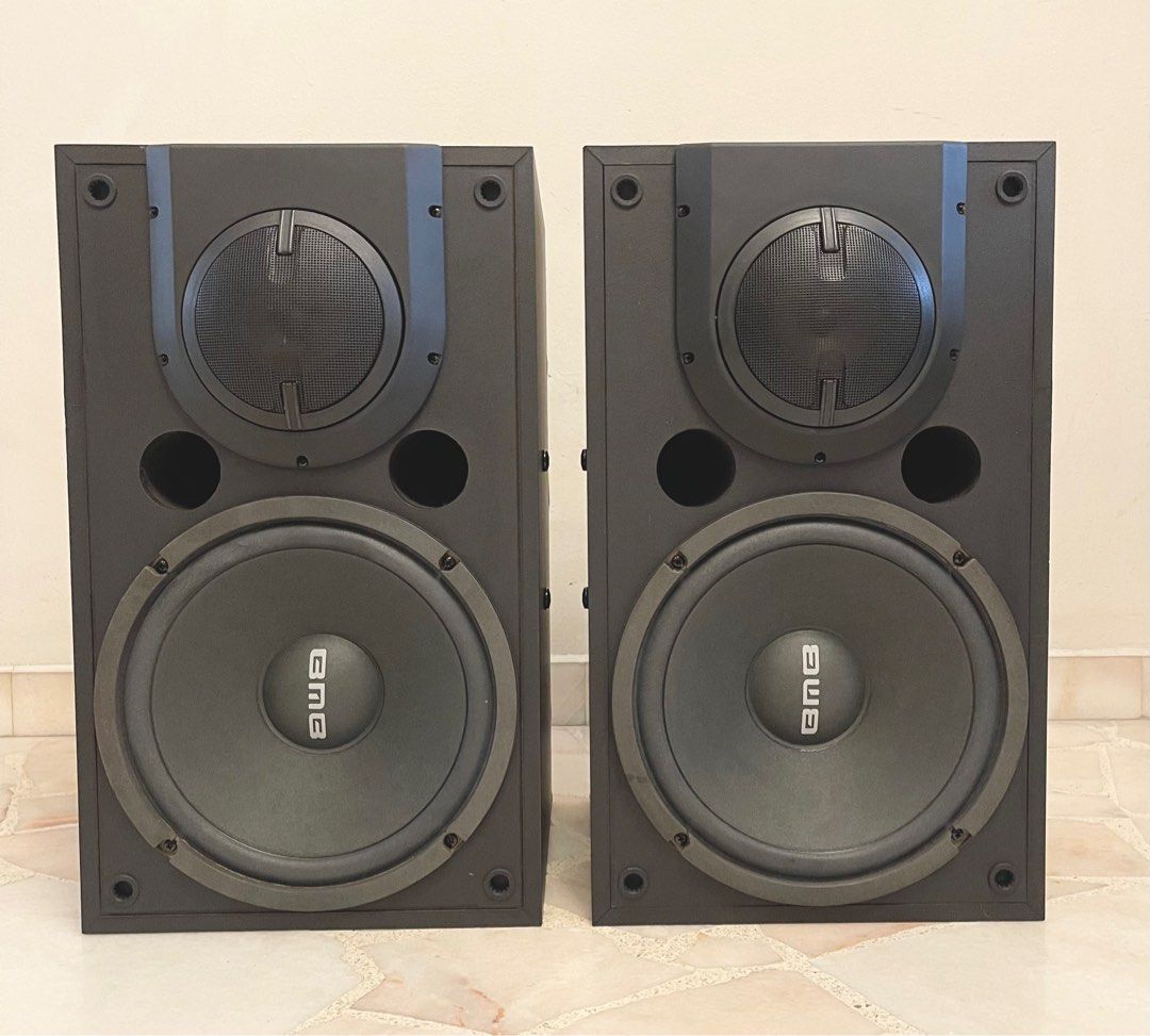 BMB CSF22A karaoke speakers (pair), Audio, Soundbars, Speakers