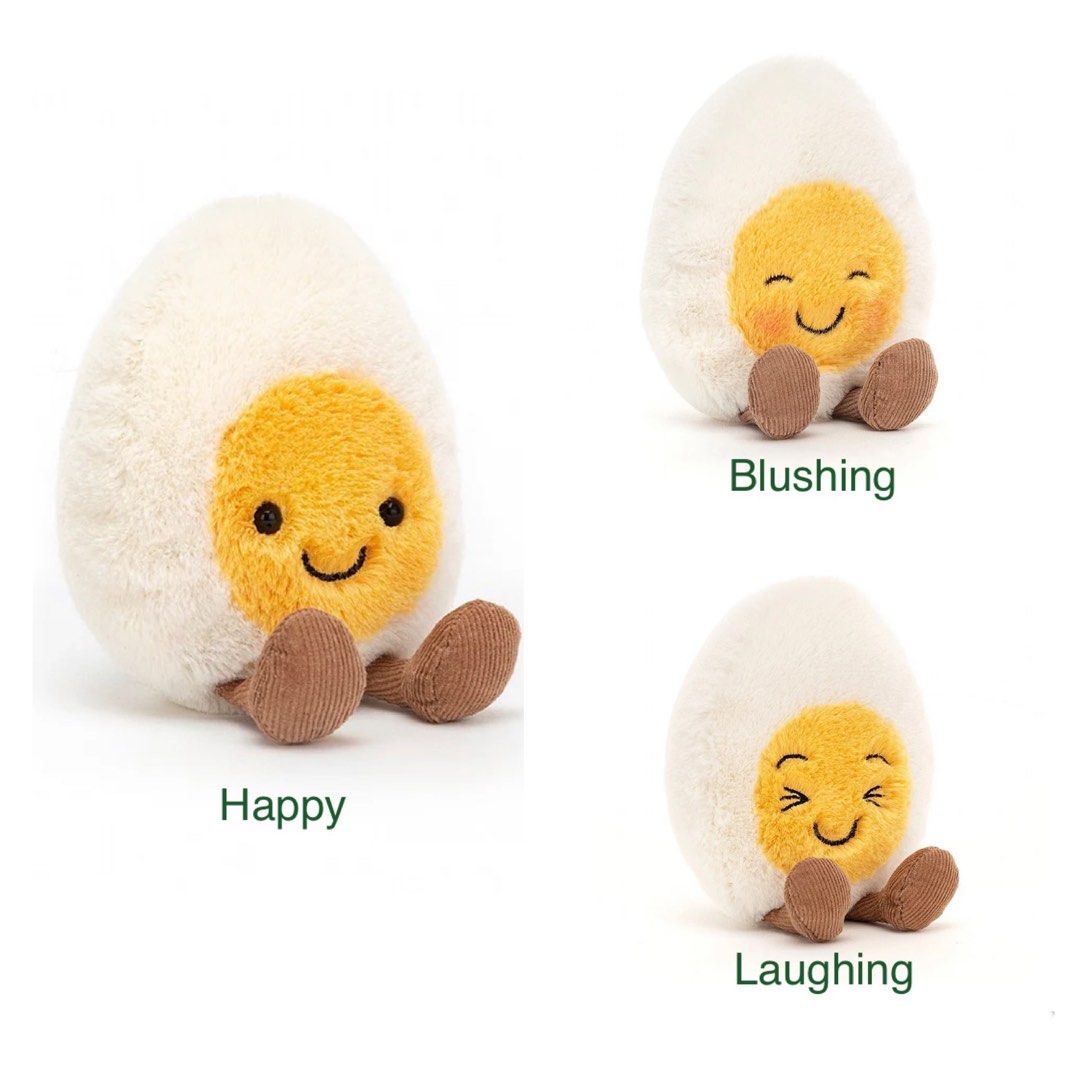 Jellycat Amuseable Boiled Egg, Happy
