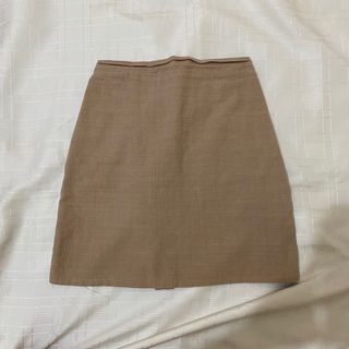 Bobb nude linen skirt