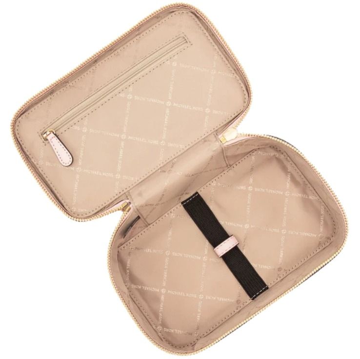 Michael kors jet best sale set travel cosmetic pouch