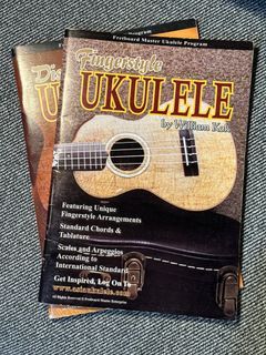 BRAND NEW Fingerstyle Ukulele & Discover Ukulele by William Kok Fingerstyle Ukulele Book