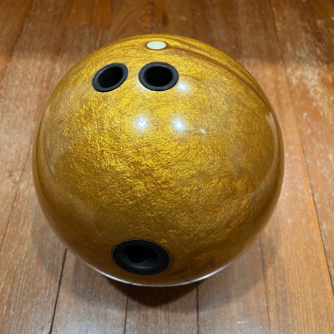 Palla bowling Brunswick Gold Rhino Pro Bowling Ball 14lbs 10 oz Peso ultra  raro