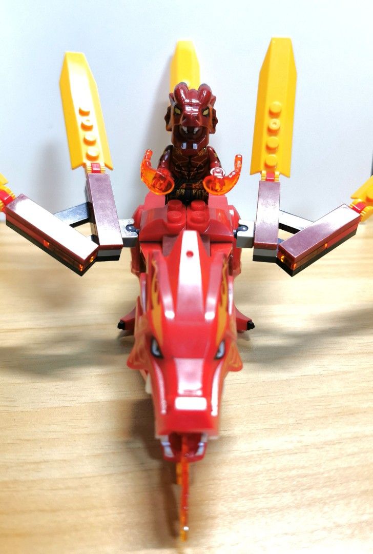 Building Blocks Red Dragon and Rider Minifigures, Hobbies & Toys, Toys &  Games on Carousell