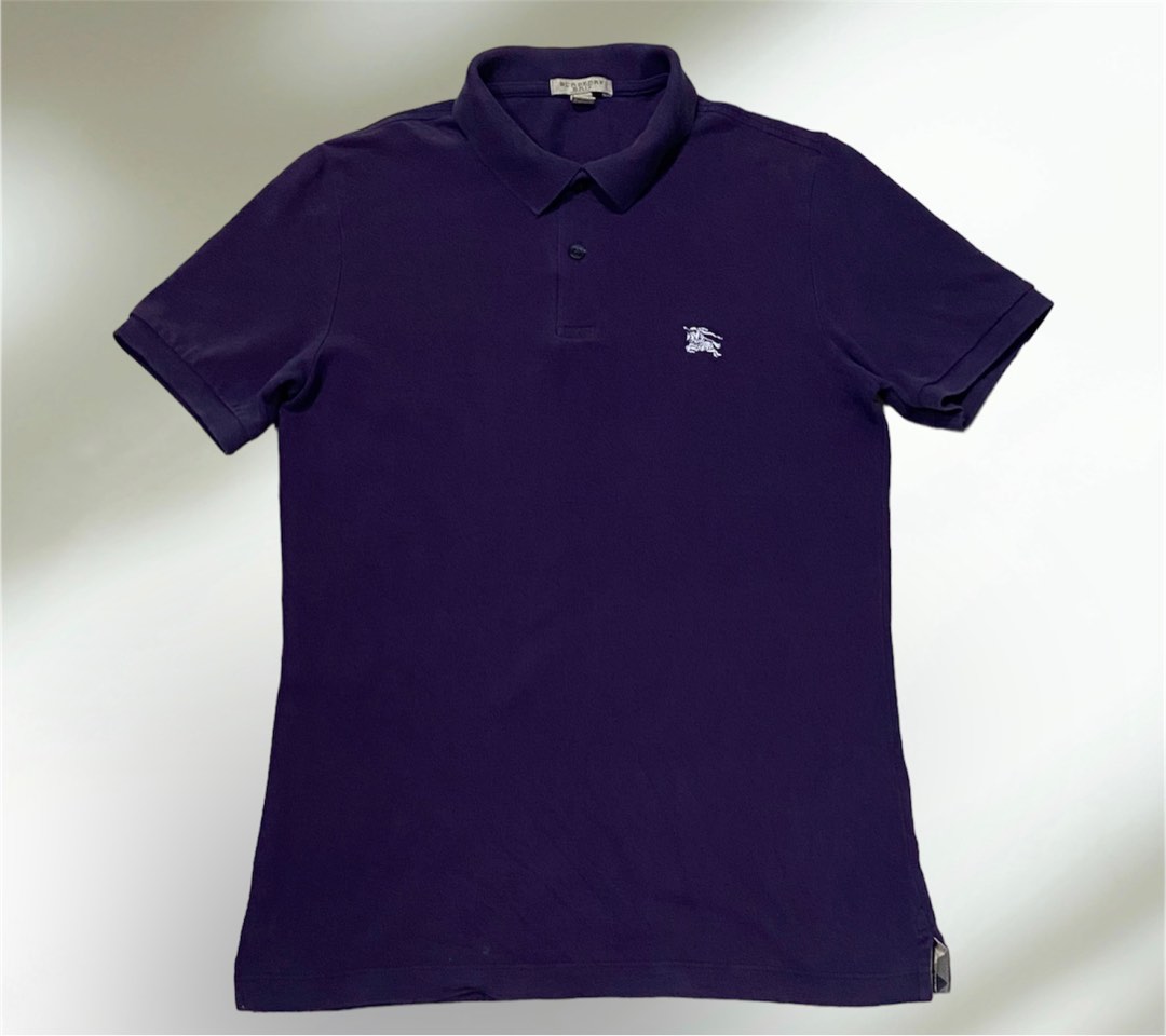 Burberry polo online mens purple