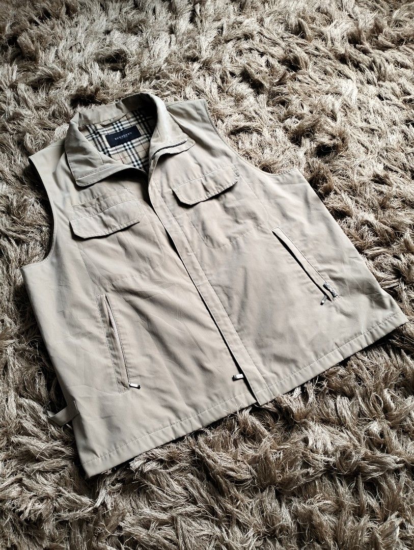 Burberry top vest grey
