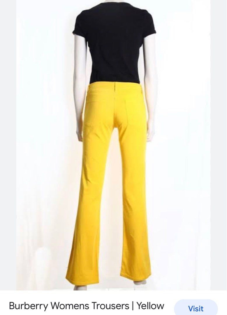 Burberry jeans hot sale womens yellow