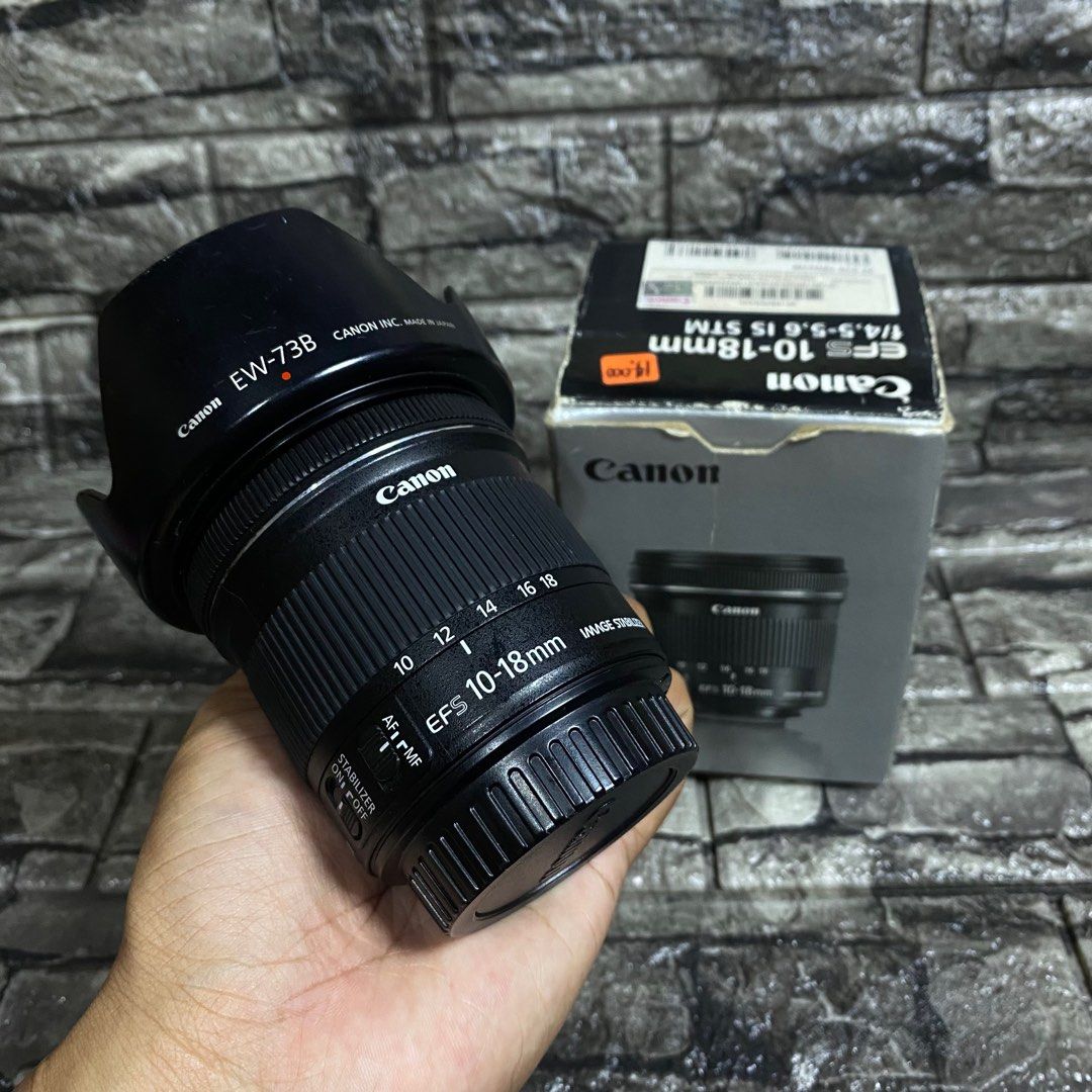 Canon EFS 1018mm IS STM UltraWide Angle Lens For Vlogging