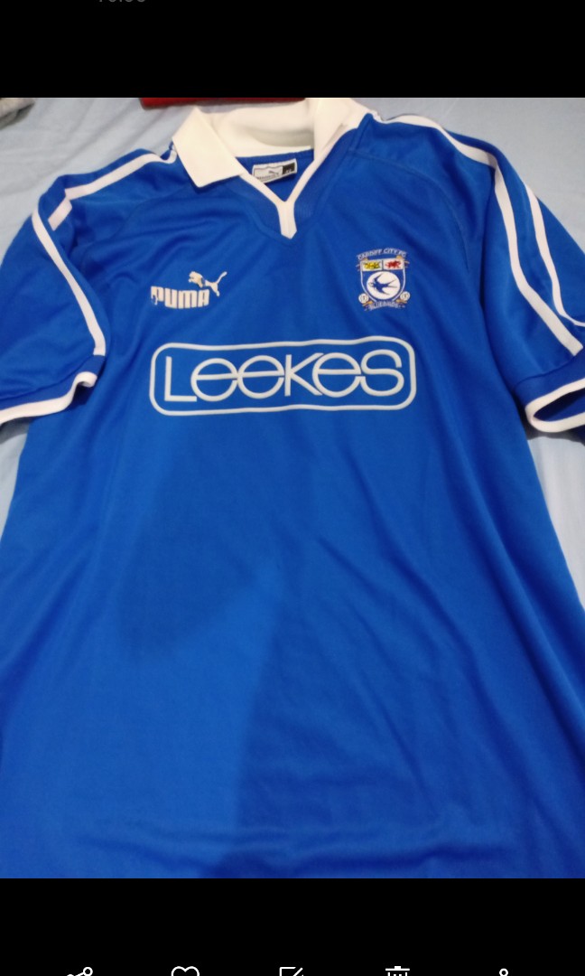 cardiff city jersey, Men's Fashion, Activewear on Carousell