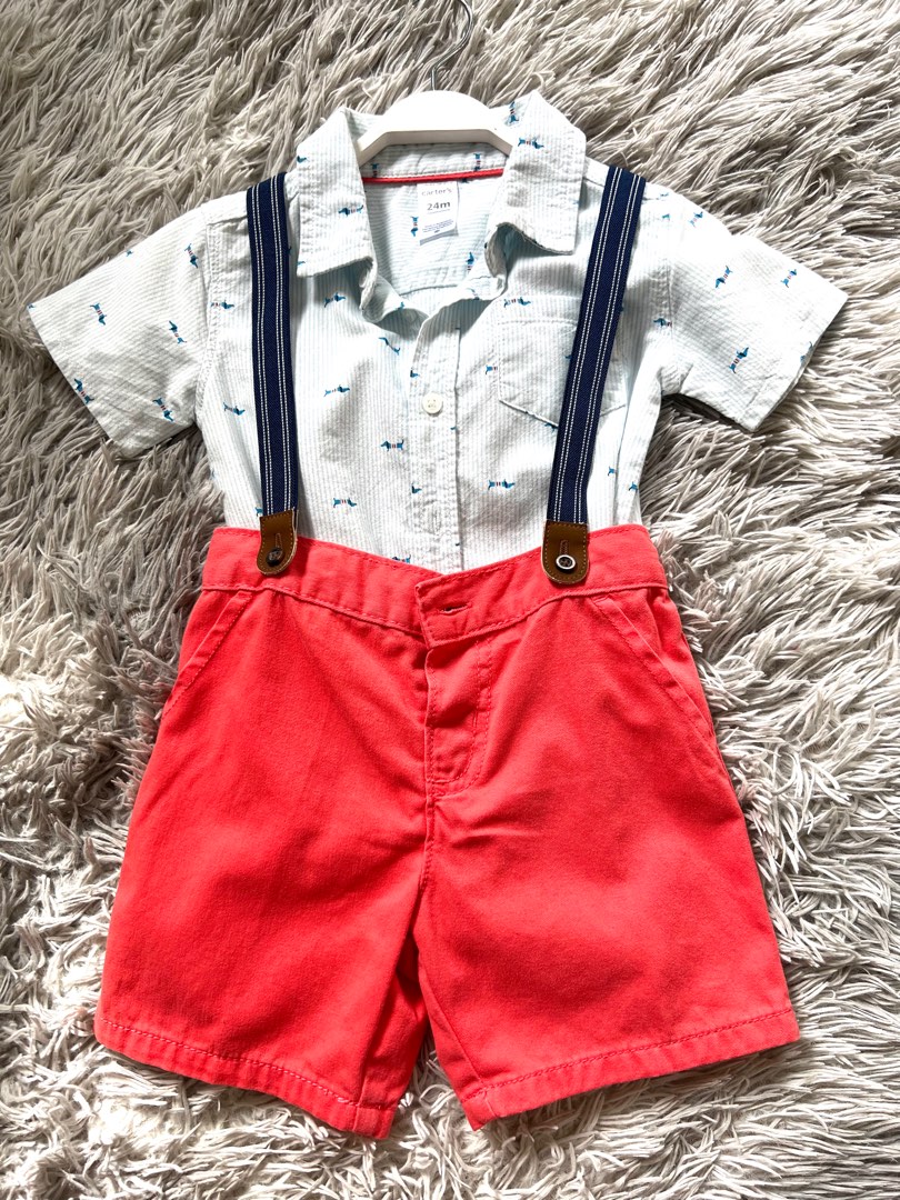 Carter s Dog Suspenders Set Babies Kids Babies Kids Fashion