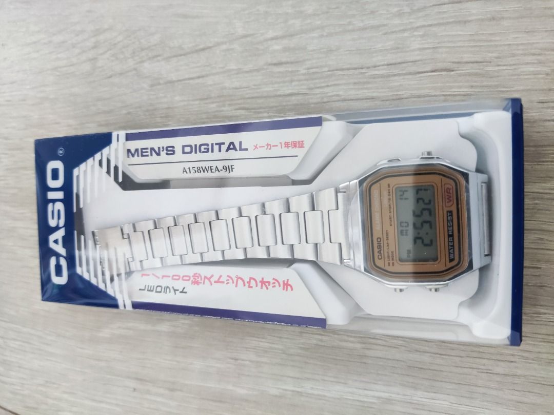 Casio a158wea discount