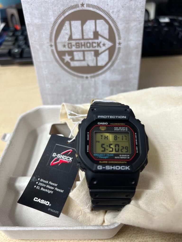Casio g-shock dw-5040pg-1, 男裝, 手錶及配件, 手錶- Carousell