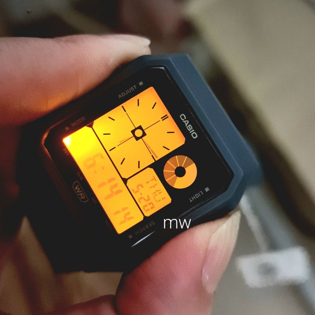 Casio Men s LED lighting Lf 20w 8a stopwatch alarm timer world