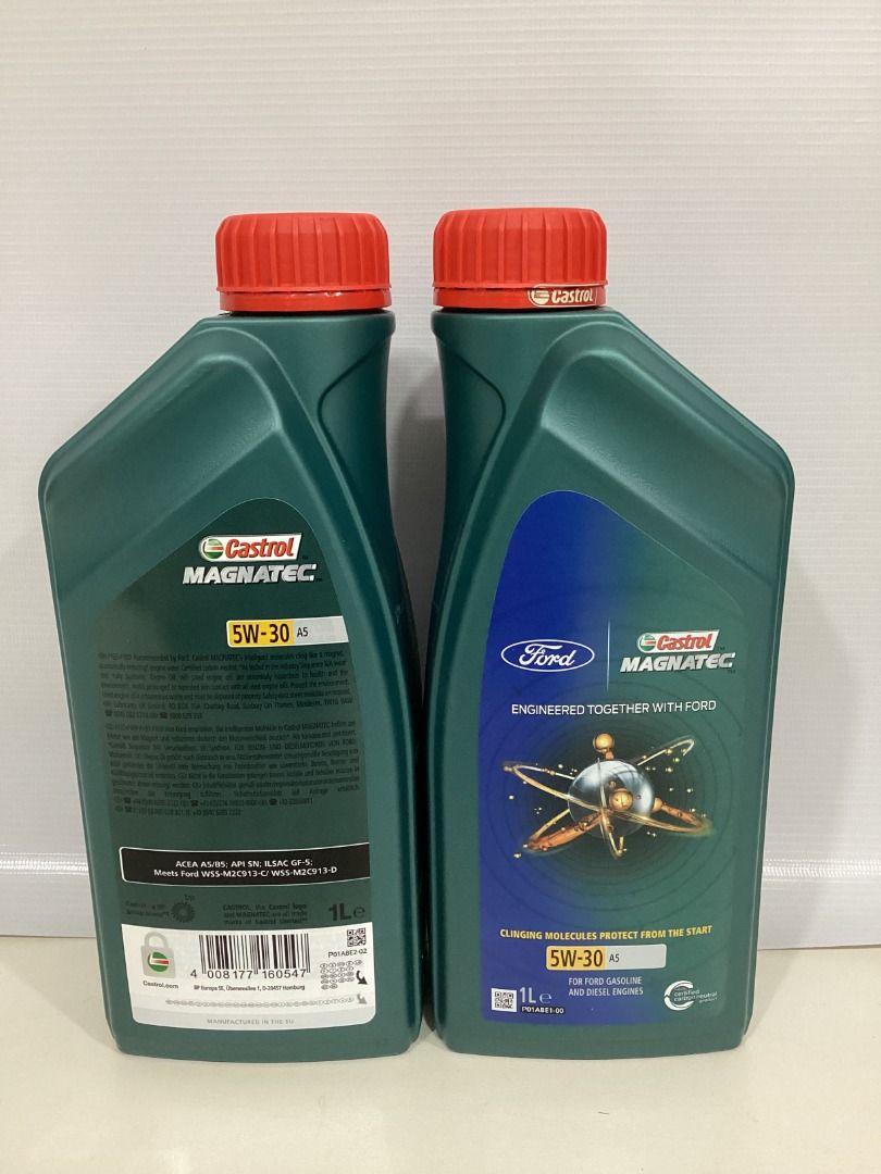 CASTROL MOTOR OIL 5W30 FOR FORD VEHICLE, Car Parts & Accessories ...