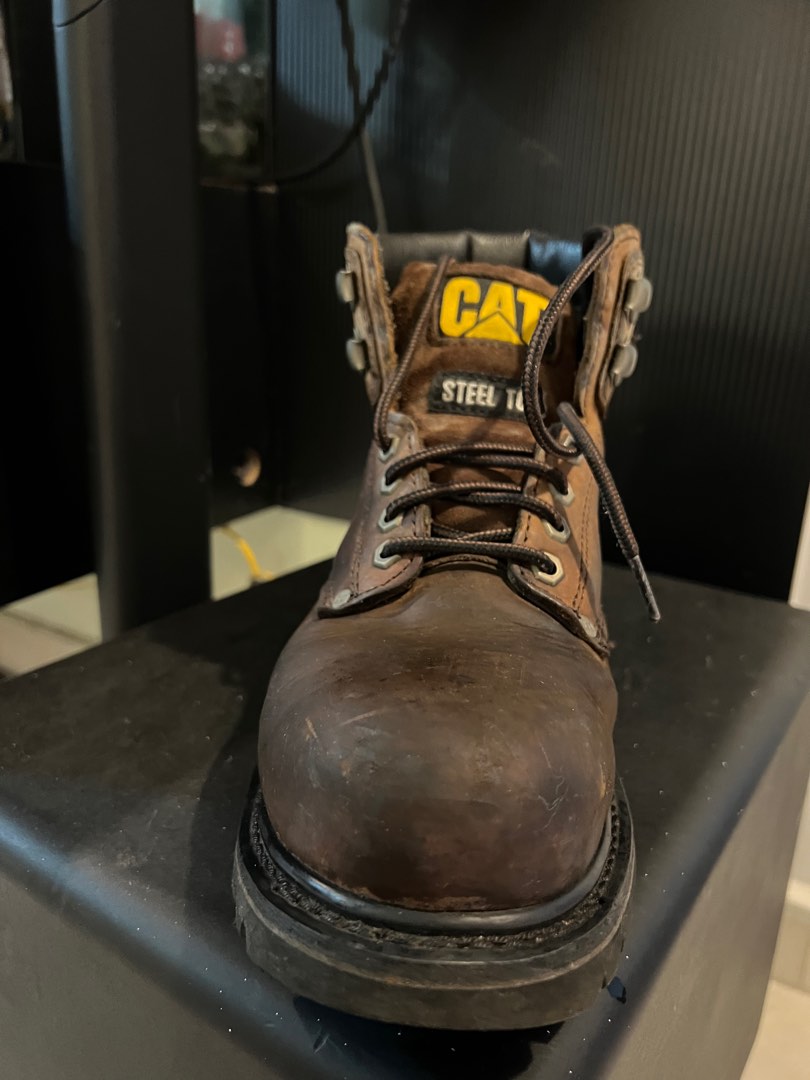 Caterpillar steel boot Men s Fashion Footwear Boots on Carousell