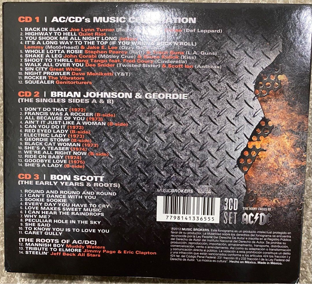 CD: heavy rock, blues - The Many Faces Of AC / DC, The Ultimate Tribute ...