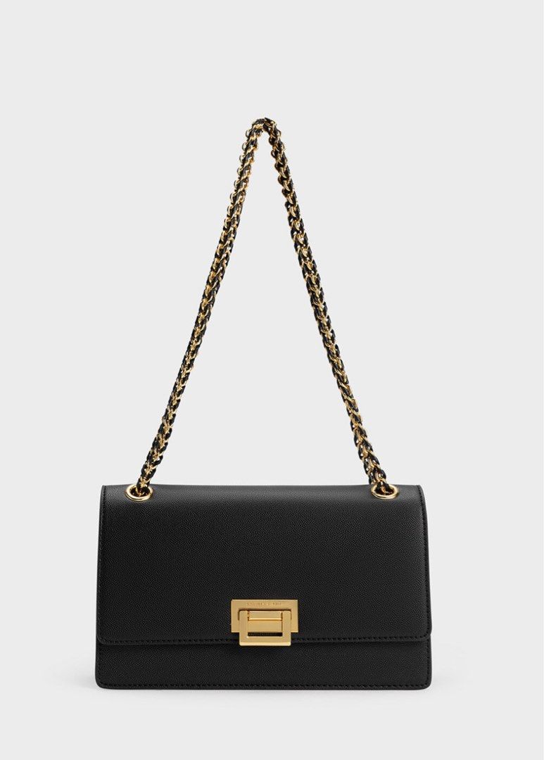 Charles and keith clearance flap bag