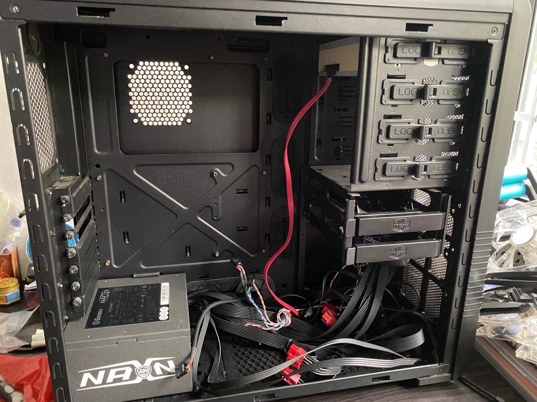 PSU + case CM690 II pc case with dvd drive and PSU 650w 80+ bronze