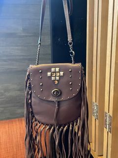 Coach 1941 Fringe Pyramid Rivets in Oxblood