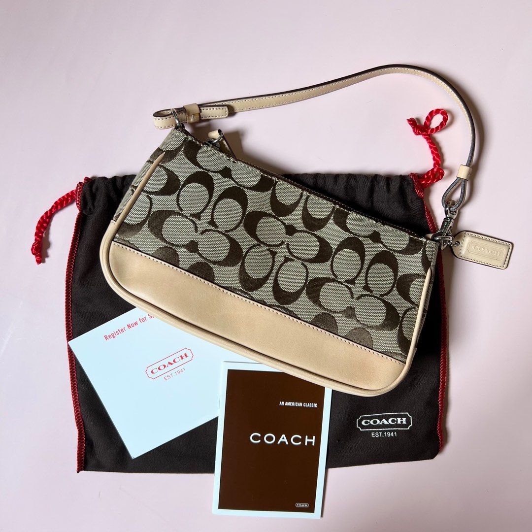 Coach Mini Pochette, Luxury, Bags & Wallets on Carousell