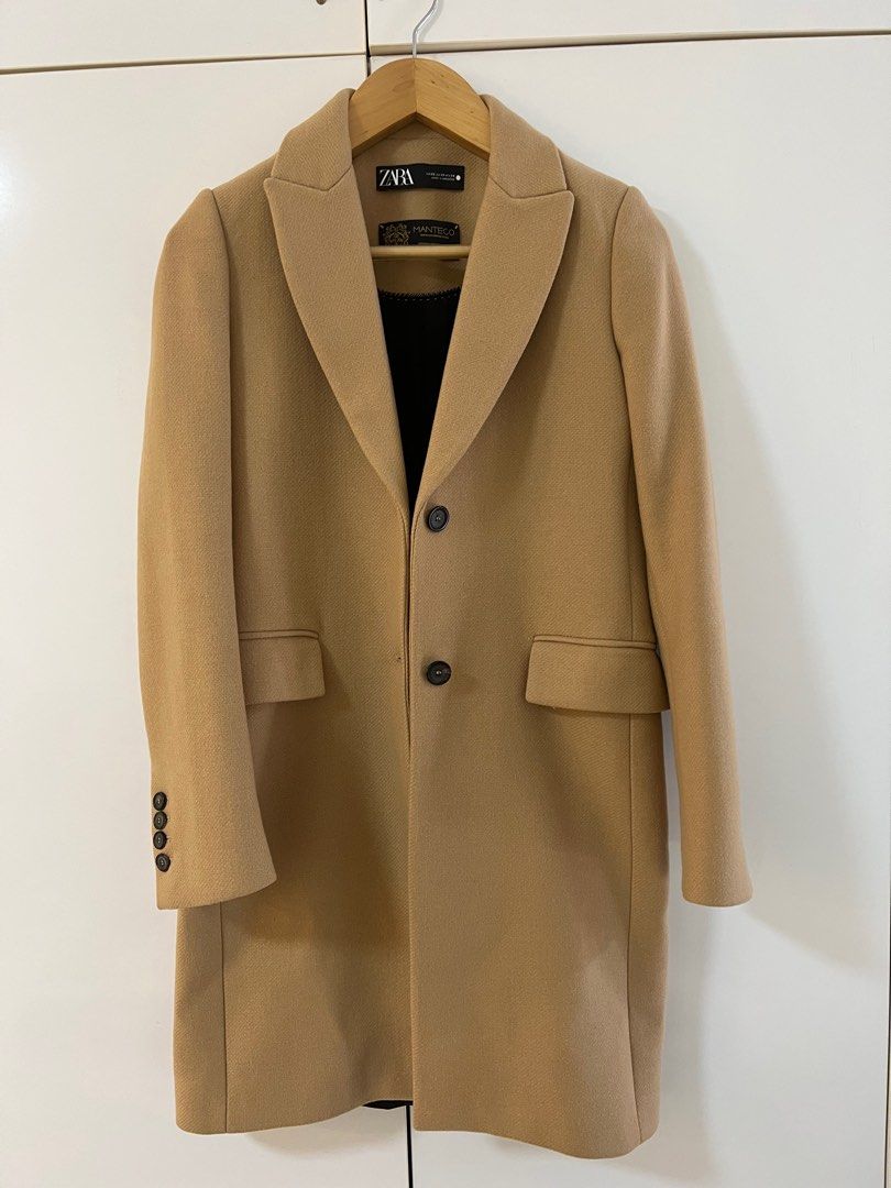 Masculine coat clearance zara camel