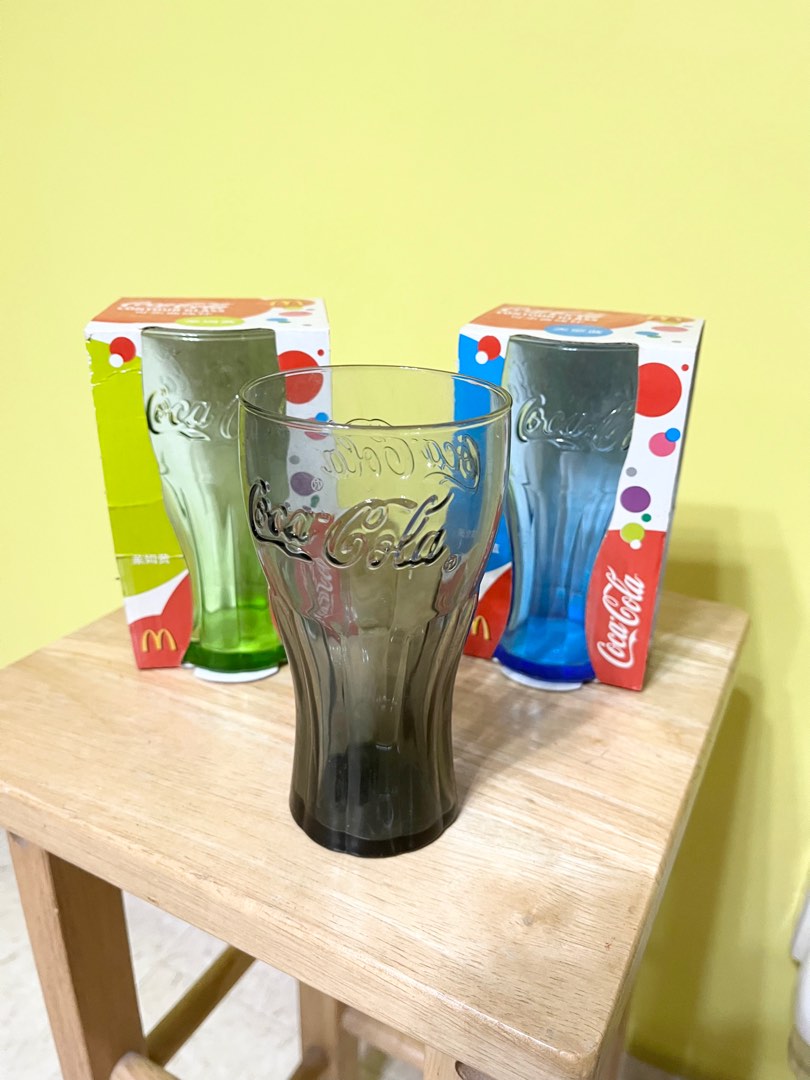 Coca Cola Glass Cups, Hobbies & Toys, Memorabilia & Collectibles
