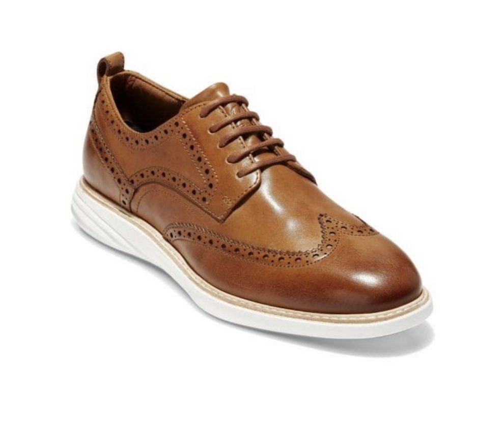 COLE HAAN GRAND EVOLUTION SHORTWING OXFORDS British Tan US Men