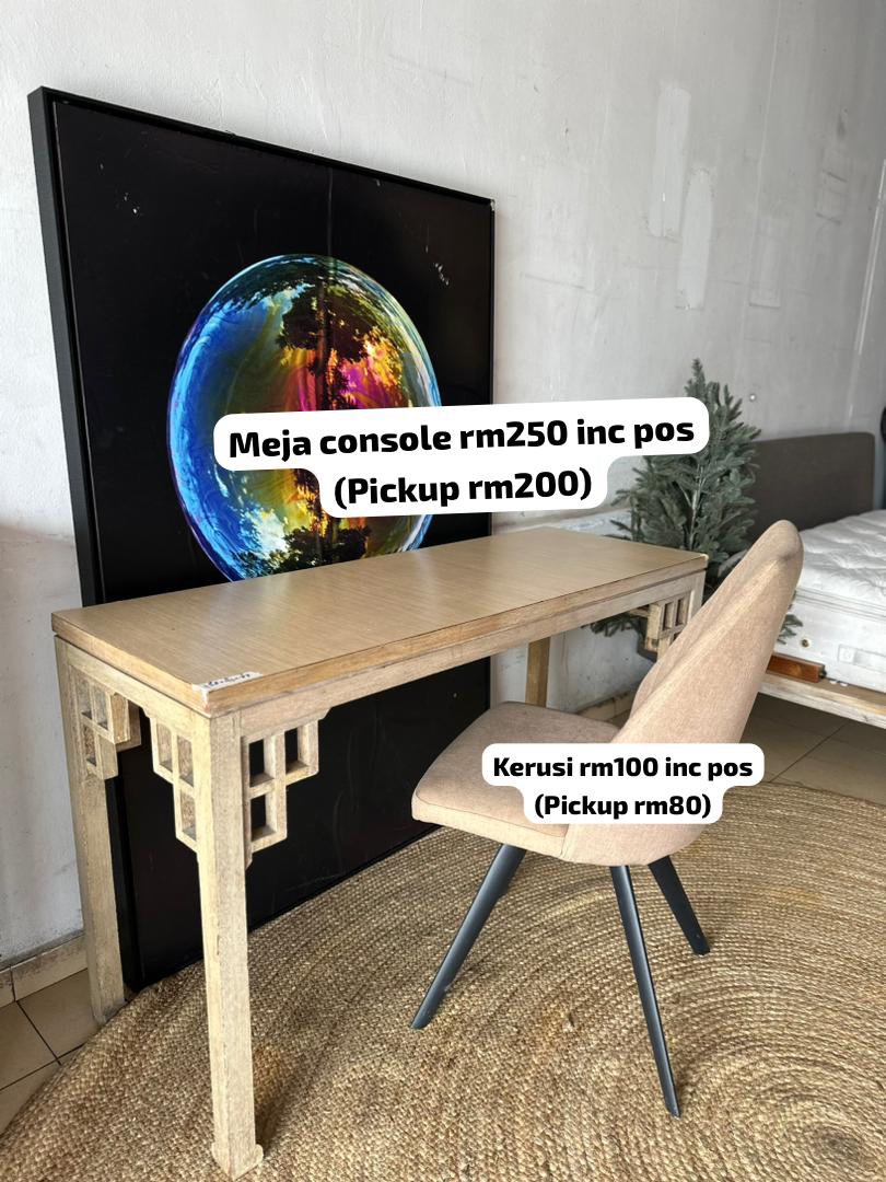 Console table&chair, Furniture & Home Living, Furniture, Tables & Sets