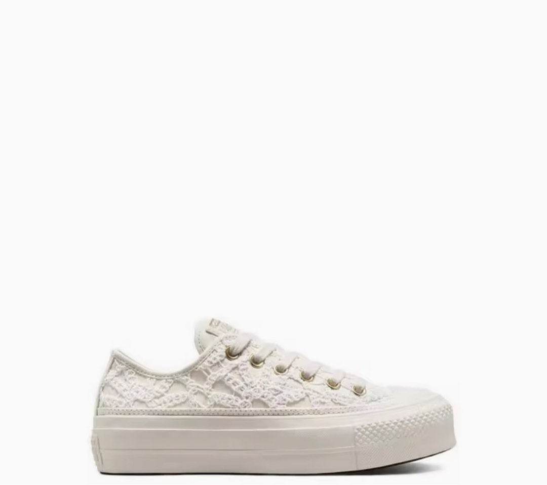 Chuck taylor sale flower lace