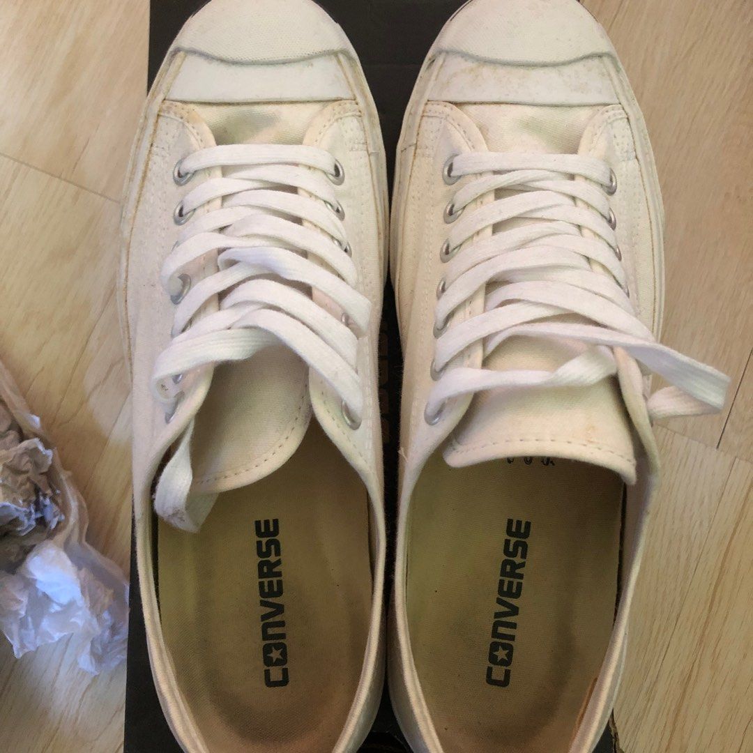 Converse jack purcell shop white core sneakers