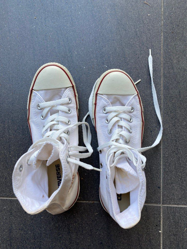 Size 7 deals white converse