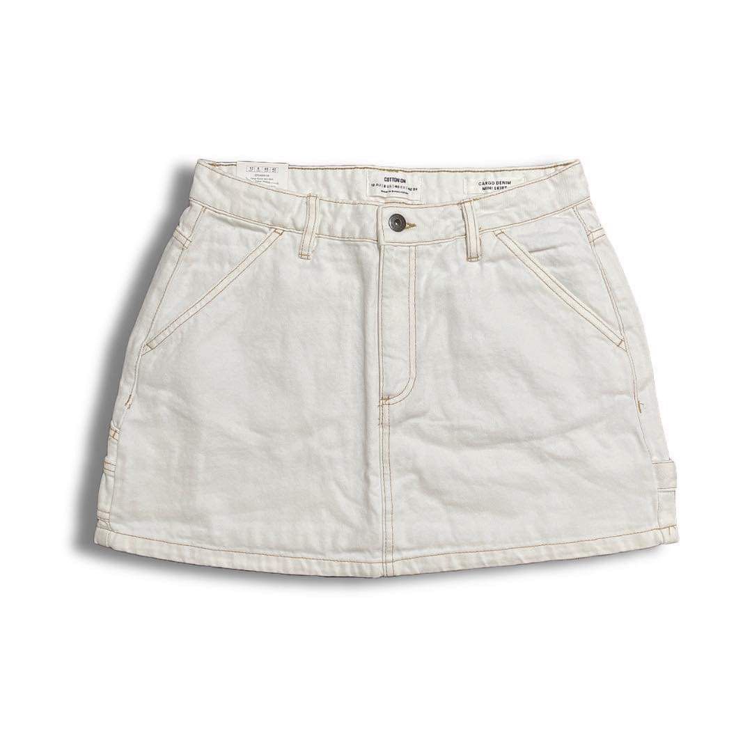 Cotton On Cargo Denim Skirt on Carousell