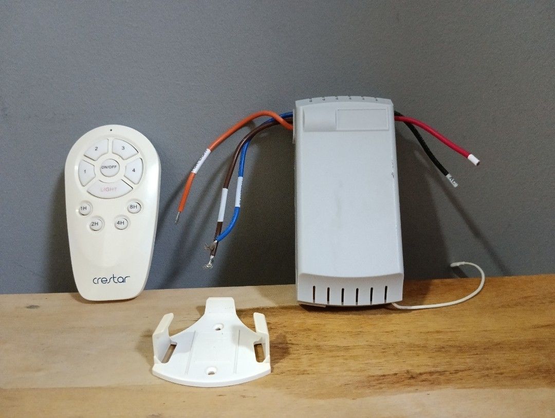 Crestar Ceiling fan remote control and receiver, Furniture & Home Living, Lighting & Fans, Fans