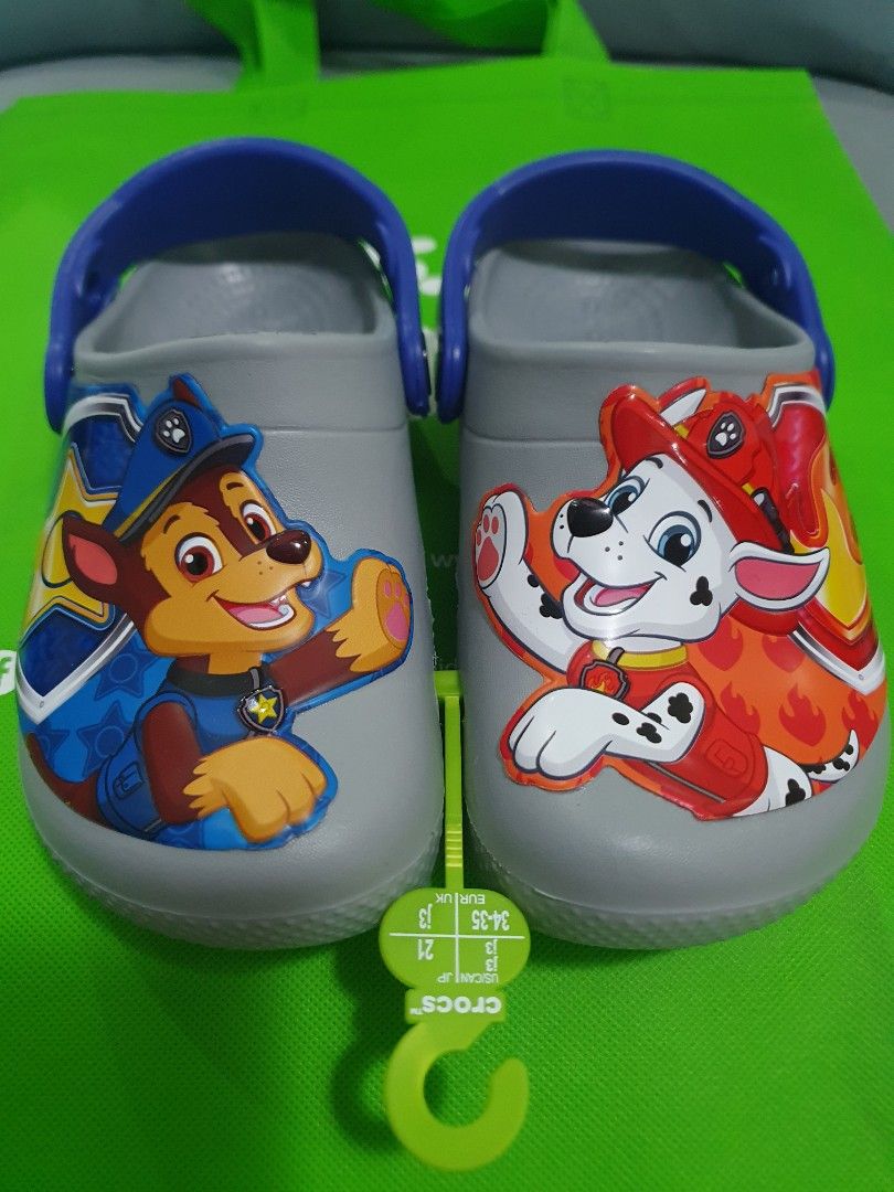 Boys paw patrol 2025 crocs