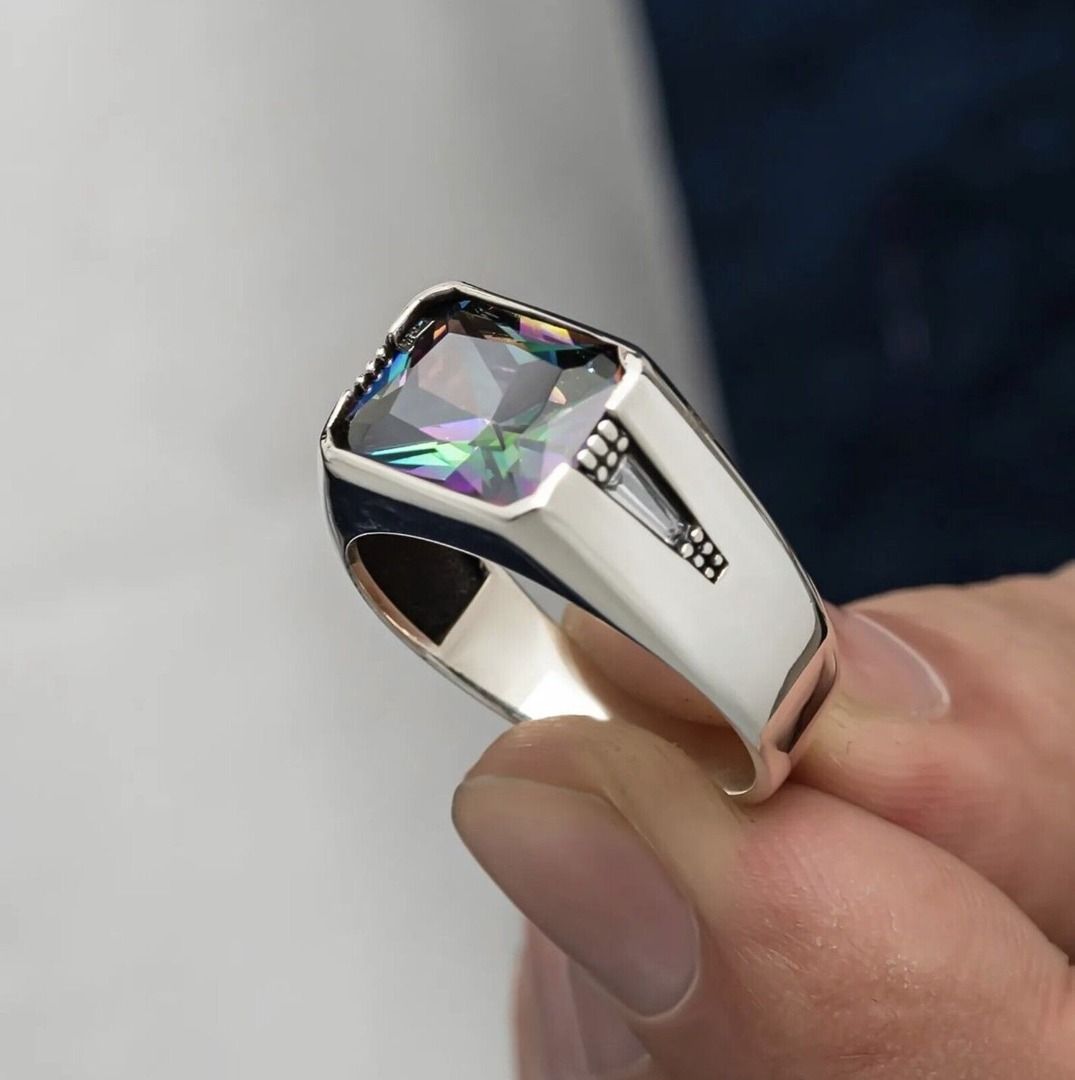 Quartz top ring men