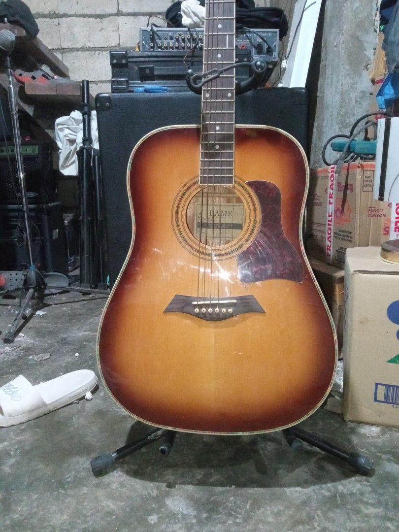 Dame acoustic deals guitar price