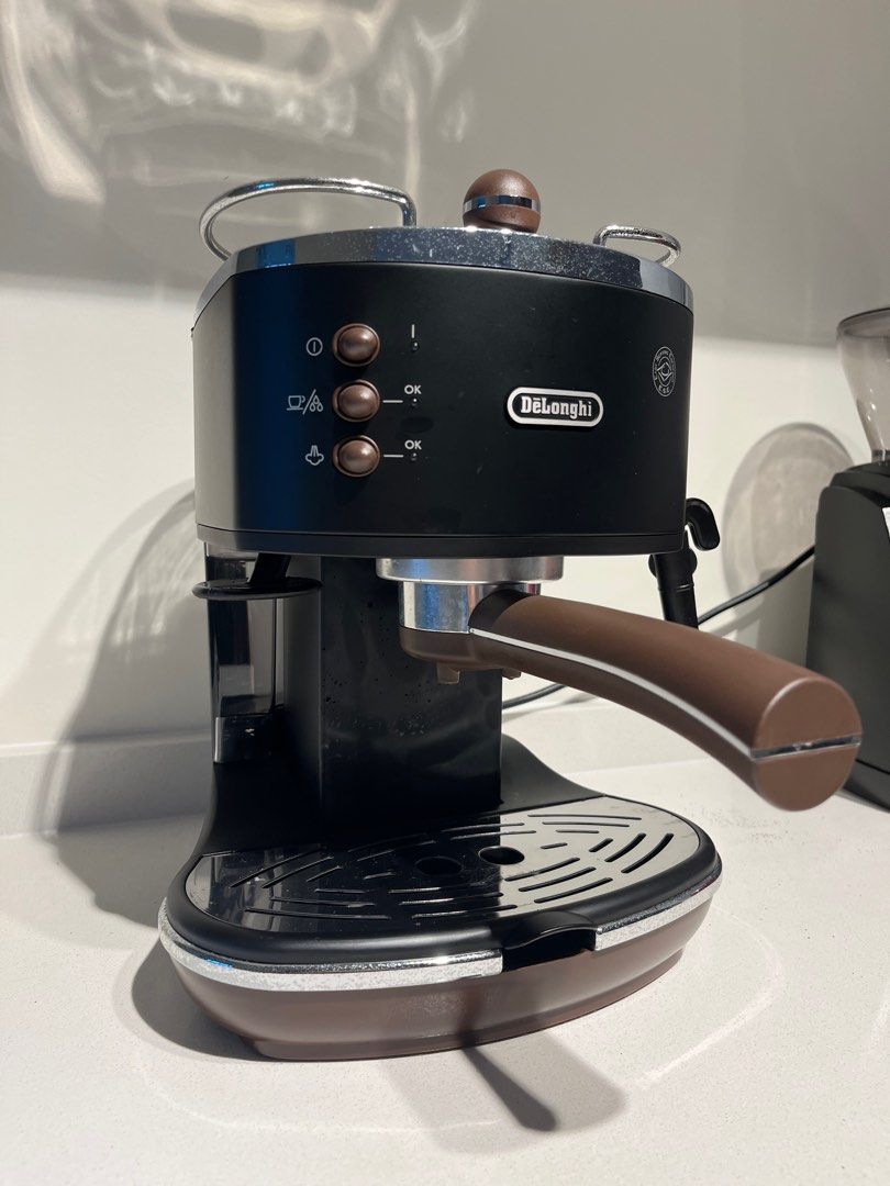 De'Longhi Icona Vintage ECOV311.BK Espresso Pump Coffee Machine (Black