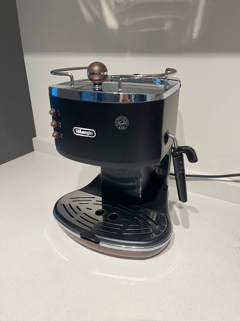 De'Longhi Icona Vintage ECOV311.BK Espresso Pump Coffee Machine (Black