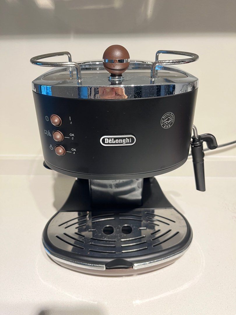 De'Longhi Icona Vintage ECOV311.BK Espresso Pump Coffee Machine (Black