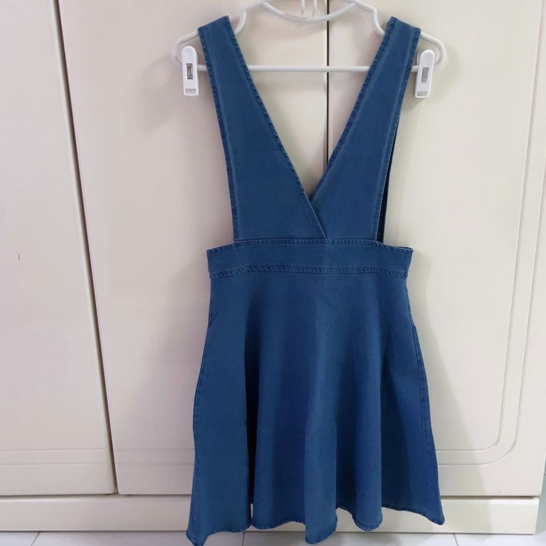 dungaree skater dress Roberts Collection Dungaree Dress  Fa Sew La