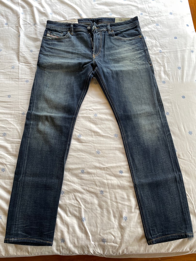 Jeans Diesel Thommer-X Homme - Taille W33/L34, Slim Basse, Bleu, Neuf Avec étiquettes
